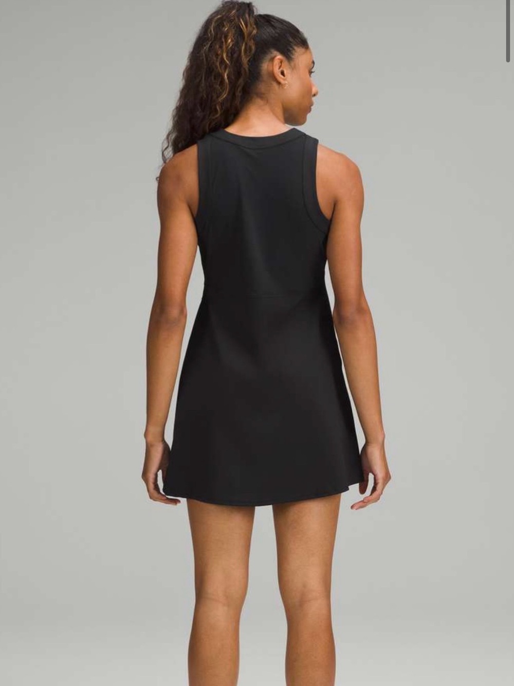 Lululemon Grid Texture Tennis Dress in Black - Picture 5 of 5
